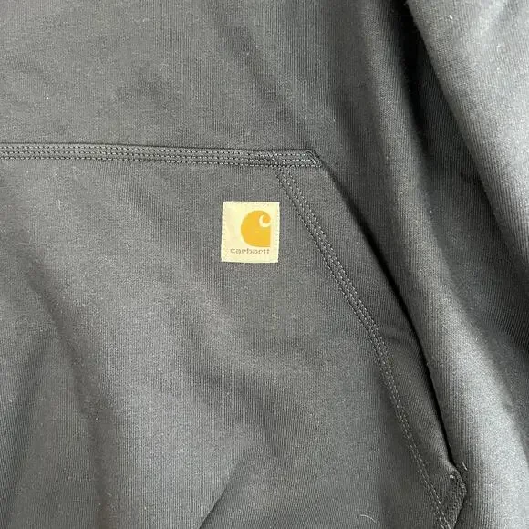 Carhartt Rain Defender Paxton Heavyweight 1/4 Zip Hoodie Sweatshirt Mens 4XL NWT - Picture 5 of 12